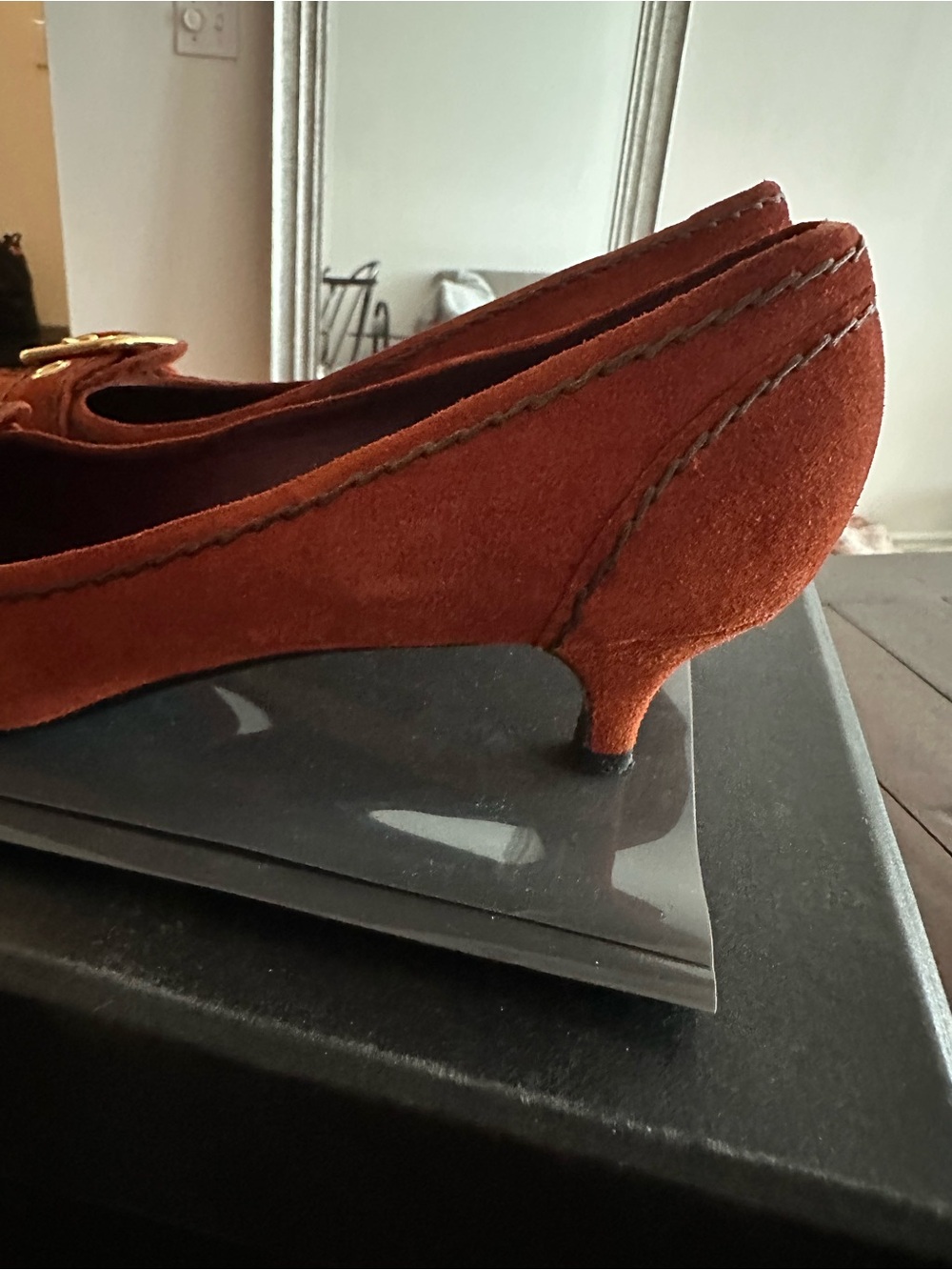 Prada Suede Kitty Heels - Picture 6 of 14